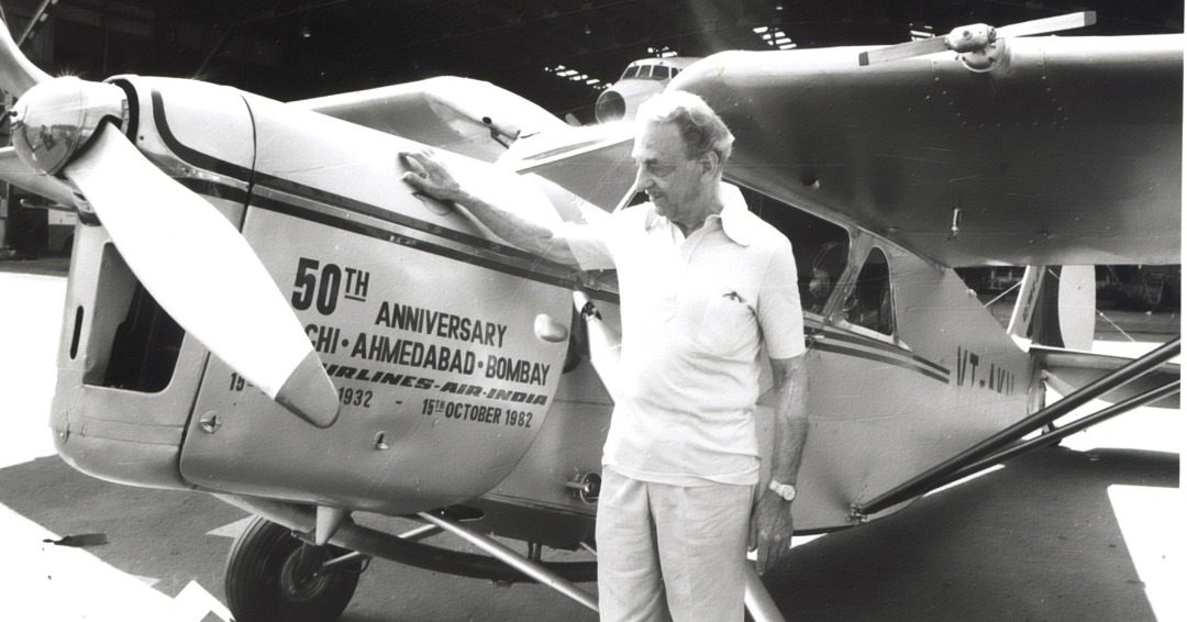 JRD Tata flew the first Indian commercial flight