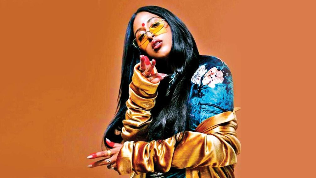 Telugu American rapper Raja Kumari