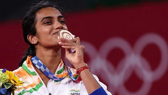 PV Sindhu scripted history when she bagged a bronze at Tokyo Olympics. She is the first Indian woman sportsperson to win a double Olympic medal.