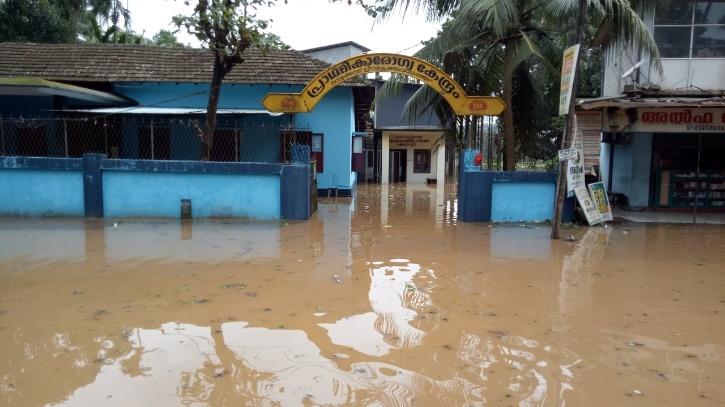 Dr Shamsheer Vayalil, founder of VPS Healthcare, helps rebuild flood ruined primary healthcare centre in Kerala's Vazhakkad.
