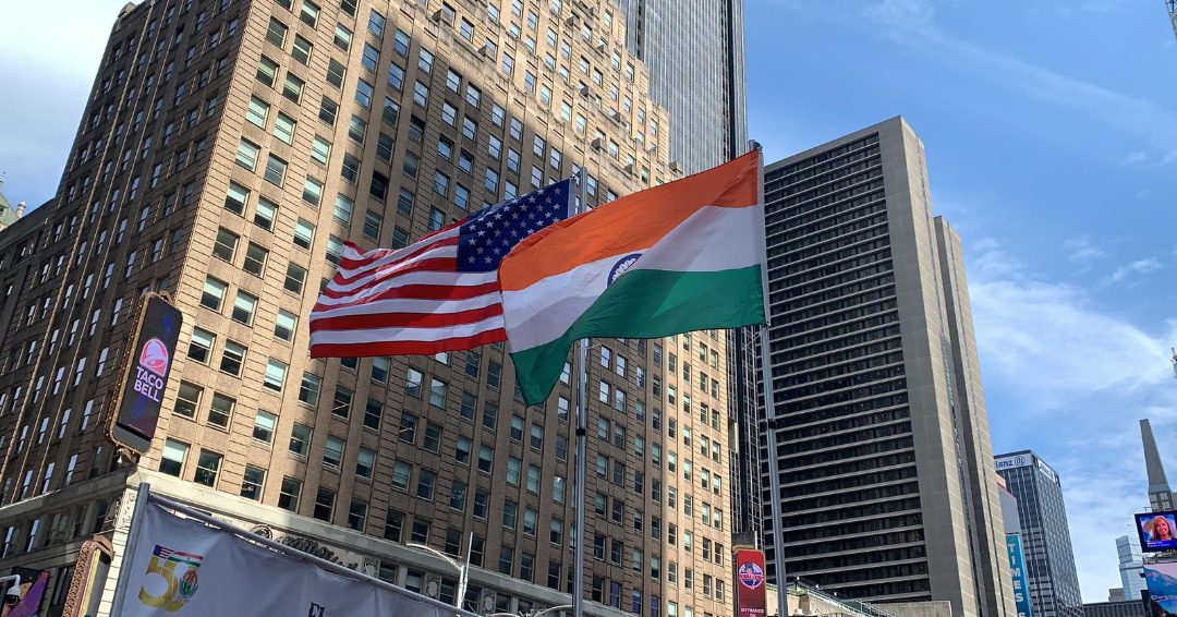 Indian flag hoisted at Times Square on Independence Day