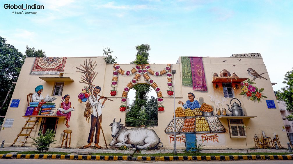 लोधी आर्ट डिस्ट्रिक्ट: भारत की पहली ओपन गैलरी स्ट्रीट आर्ट का उत्सव है