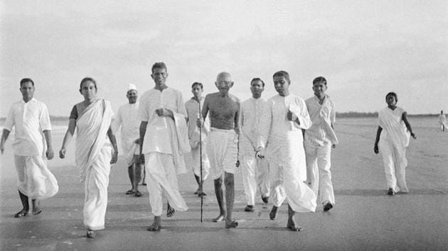Indian leader Mahatma Gandhi
