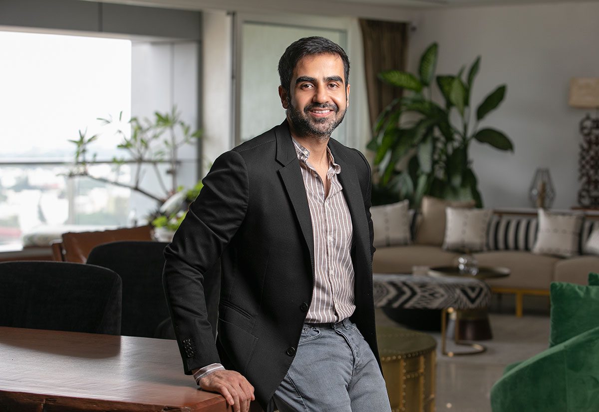 Indian entrepreneur Nikhil Kamath