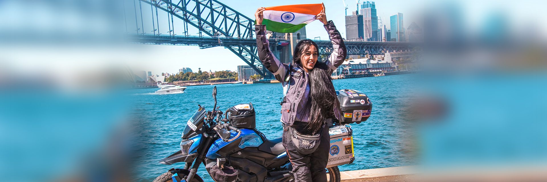 Biker Girl | Candida Louis | Traveller | Global Indian