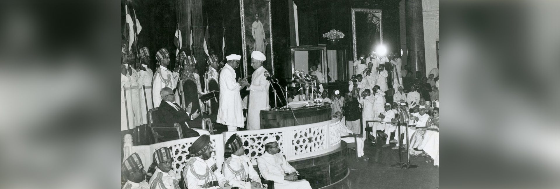 Dr S. Radhakrishnan's oath-taking ceremony global indian