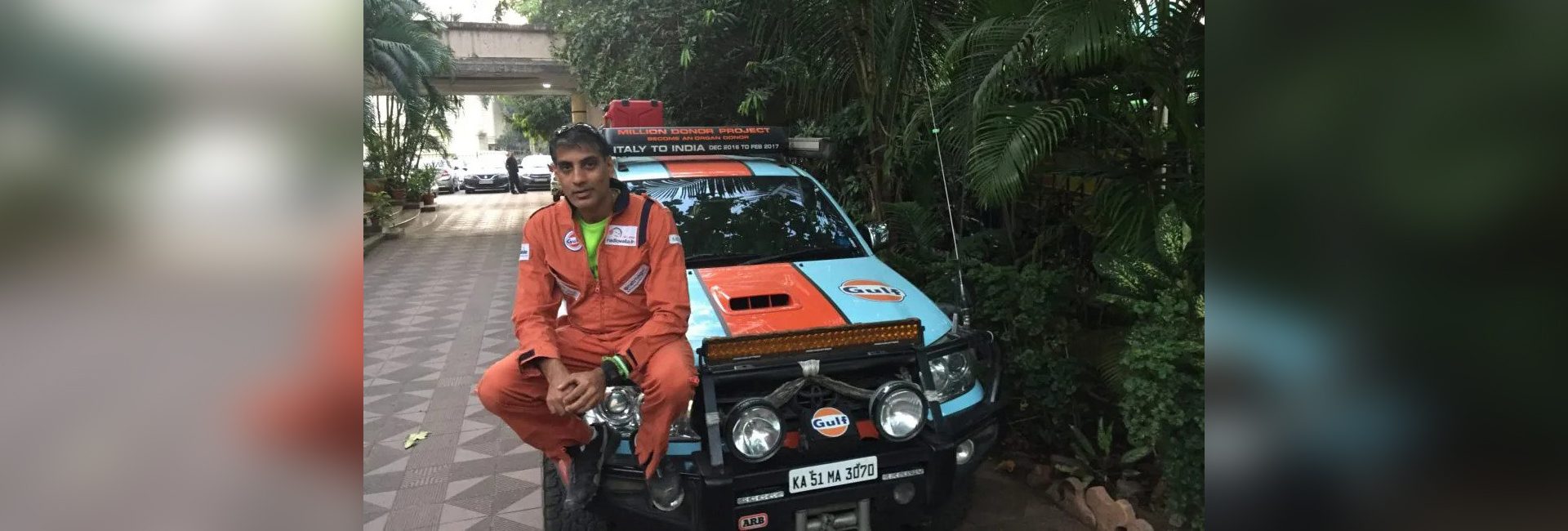 목적을 가진 세계 여행: Anil Srivatsa는 장기 기증에 대한 인식을 높이고 있습니다.