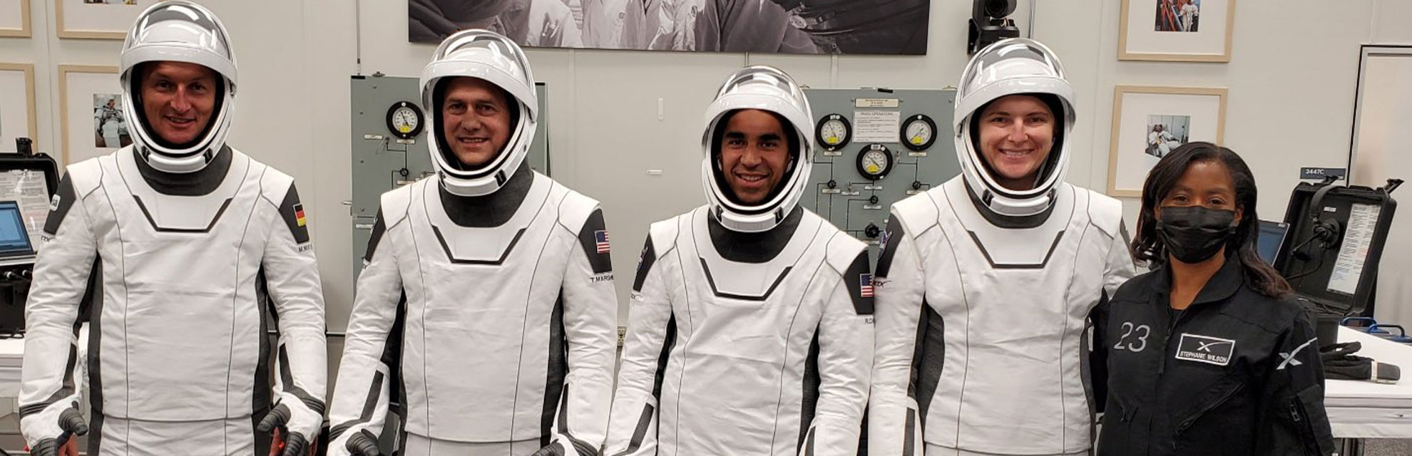 Indian American NASA astronaut, Raja Chari shared a photo taken just before his team’s lauch to the International Space Station. “This was the last photo I had on my phone a year ago getting suited up @NASAKennedy before we went out to the launch pad for our trip to the @Space_Station,” he captioned it.