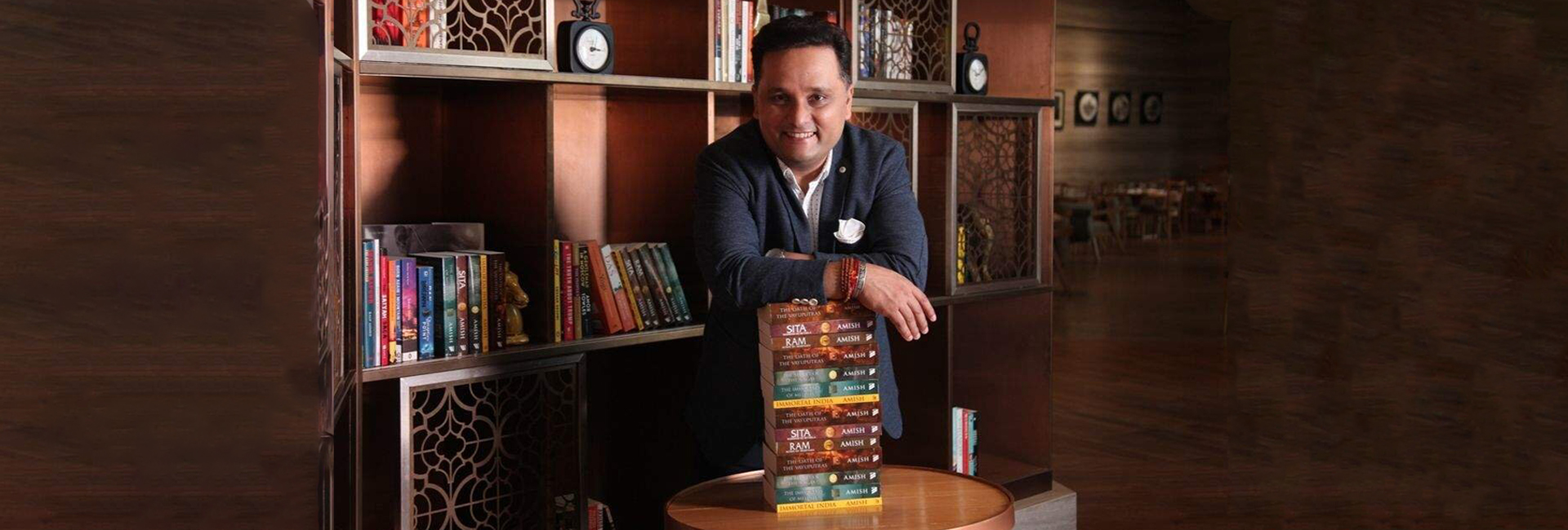 Banker-turned-bestselling author Amish Tripathi