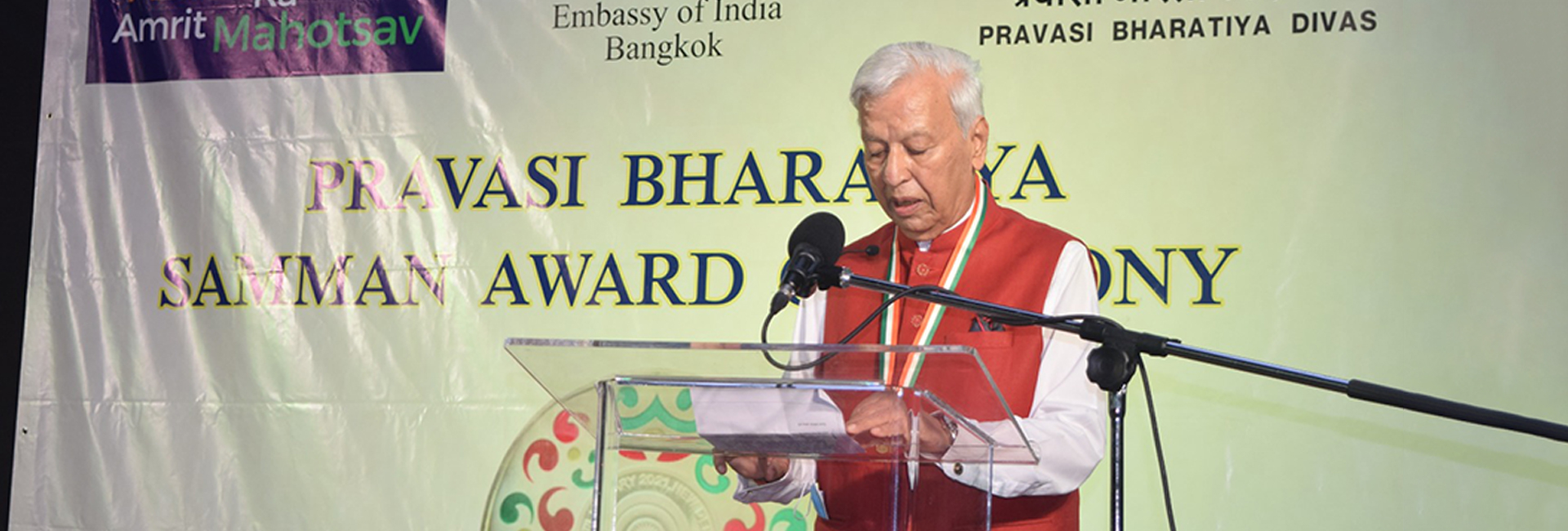 थाई-भारतीय डायस्पोरा में वाशी पुरस्वानी का योगदान प्रवासी भारतीय सम्मान अर्जित करता है