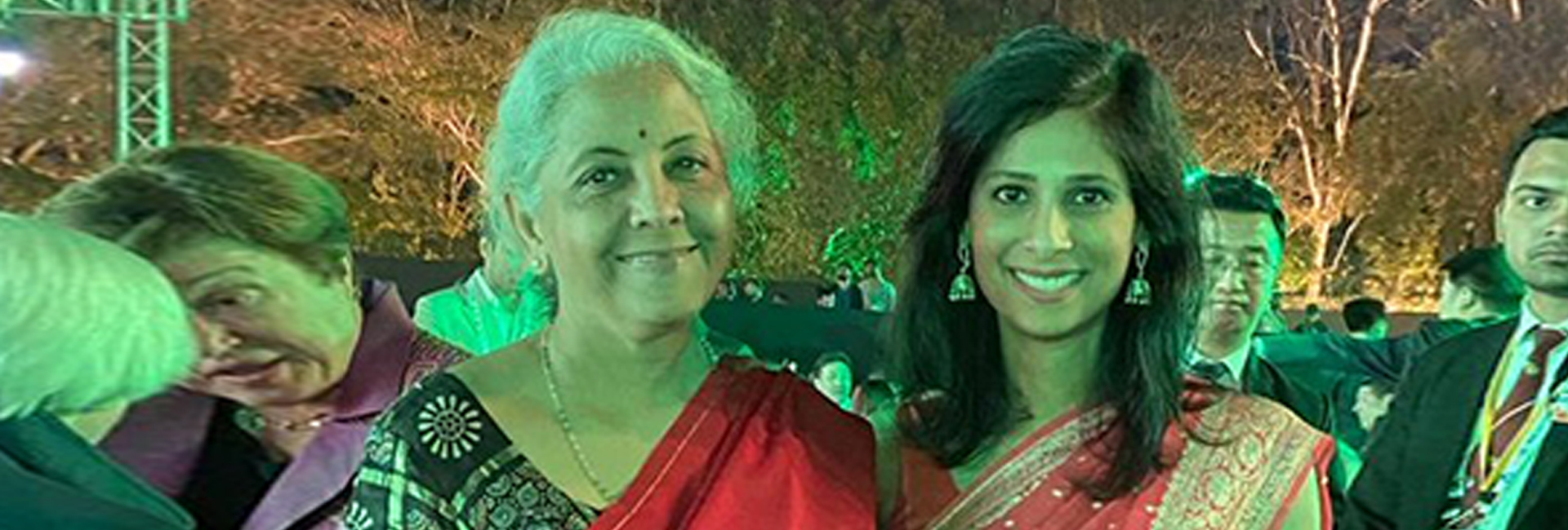 Gopinath meets Sithraman at G20 event