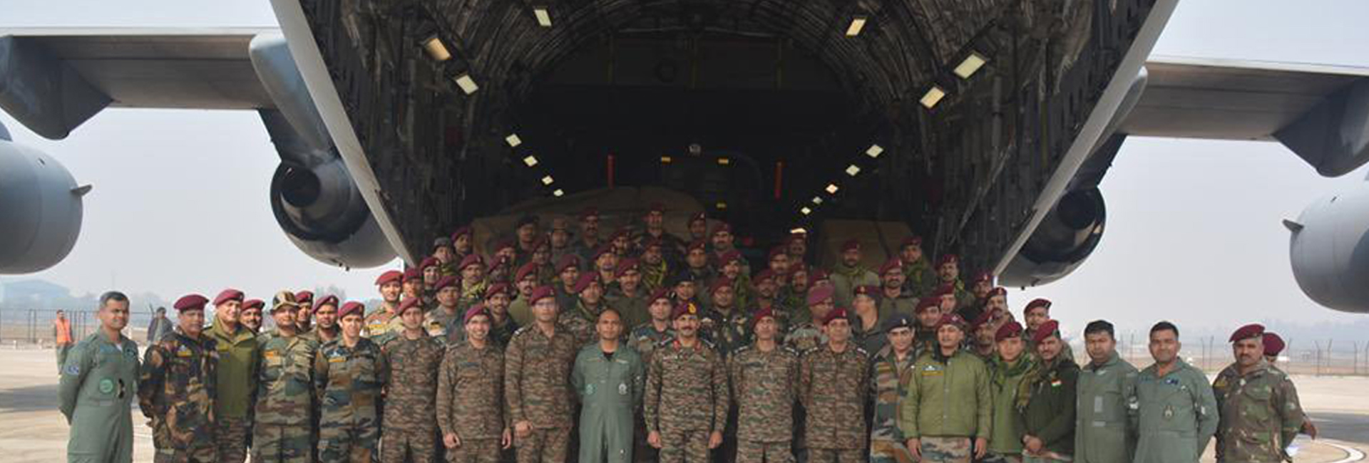 India dispatches an Indian Army field hospital to Turkey to establish a 30-bed medical facility. Its first component has left on IAF's C17 with a 45-member medical team including critical care specialists and surgeons.