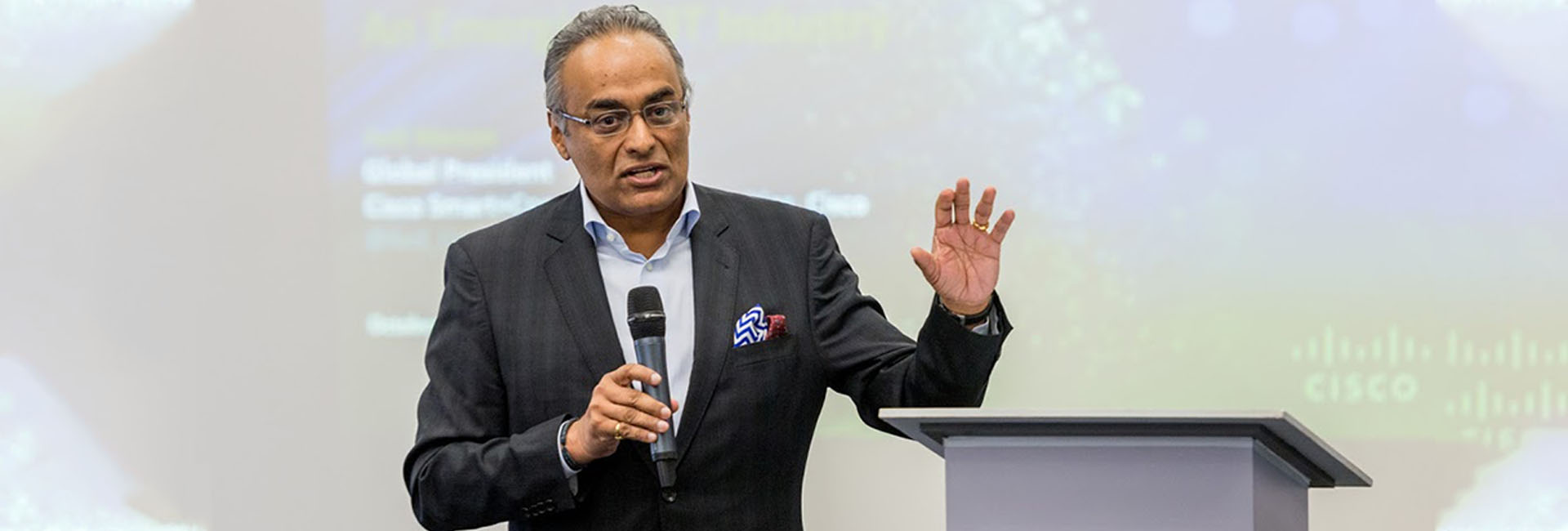 Anil Menon, the global president of Cisco Smart+Connected Communities, gives a passionate talk on rethinking all the things that today have an impact on ecology, healthcare, energy and water consumption in our world.
