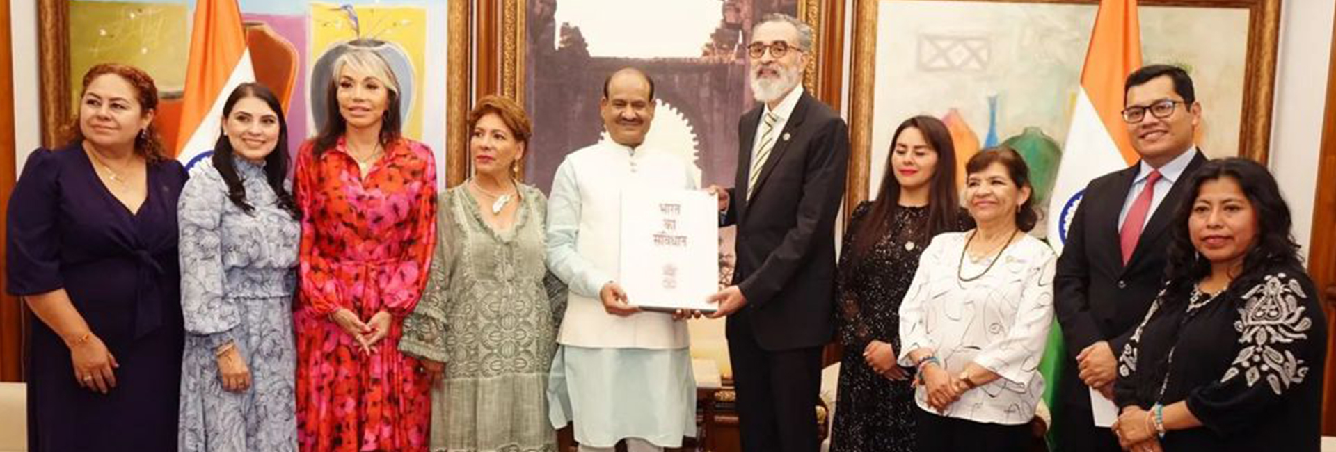 A parliamentary delegation from Mexico met Lok Sabha speaker, Om Birla.