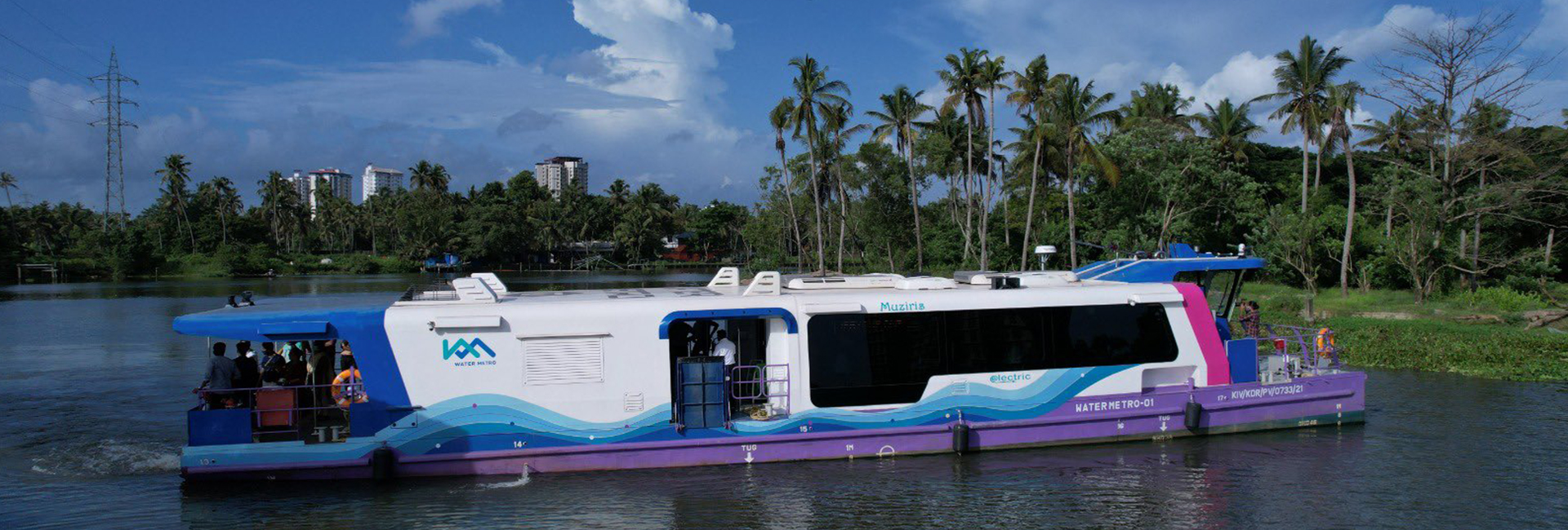 Prime Minister Narendra Modi launched India's first water metro in Kerala's Kochi. The battery-operated electric hybrid boats will connect 10 islands around the city in Malabar coast.