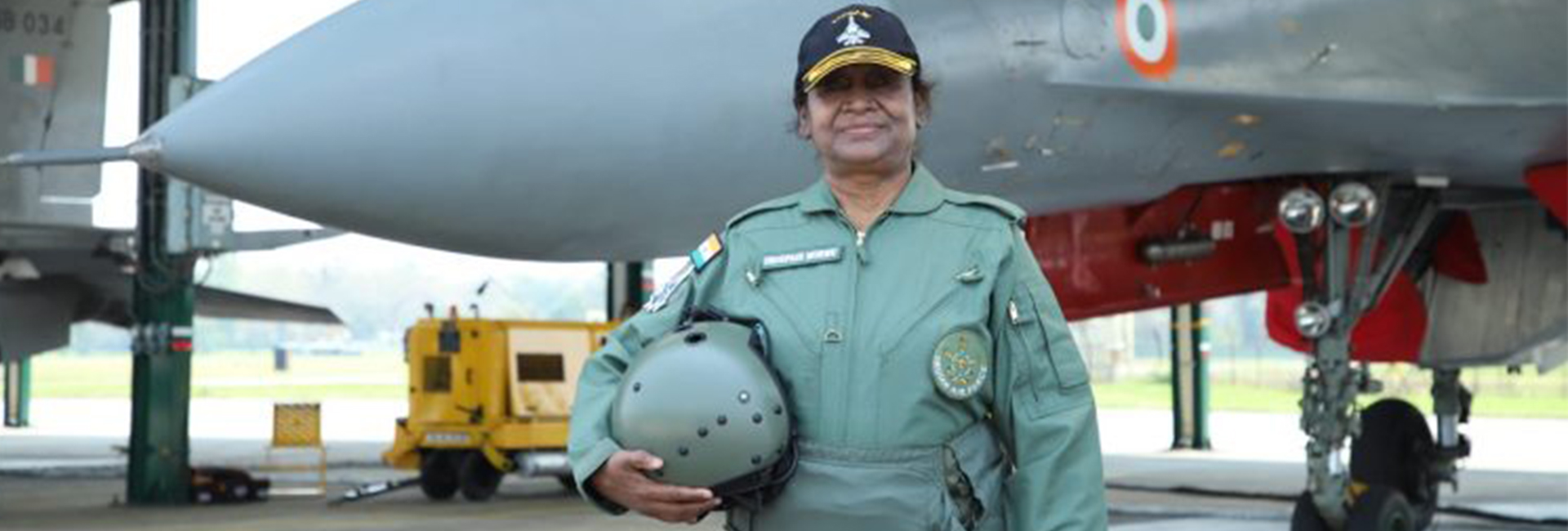 In her maiden sortie on a fighter jet, President Droupadi Murmu took off in a Sukhoi 30 MKI fighter aircraft at Assam's Tezpur Air Force station