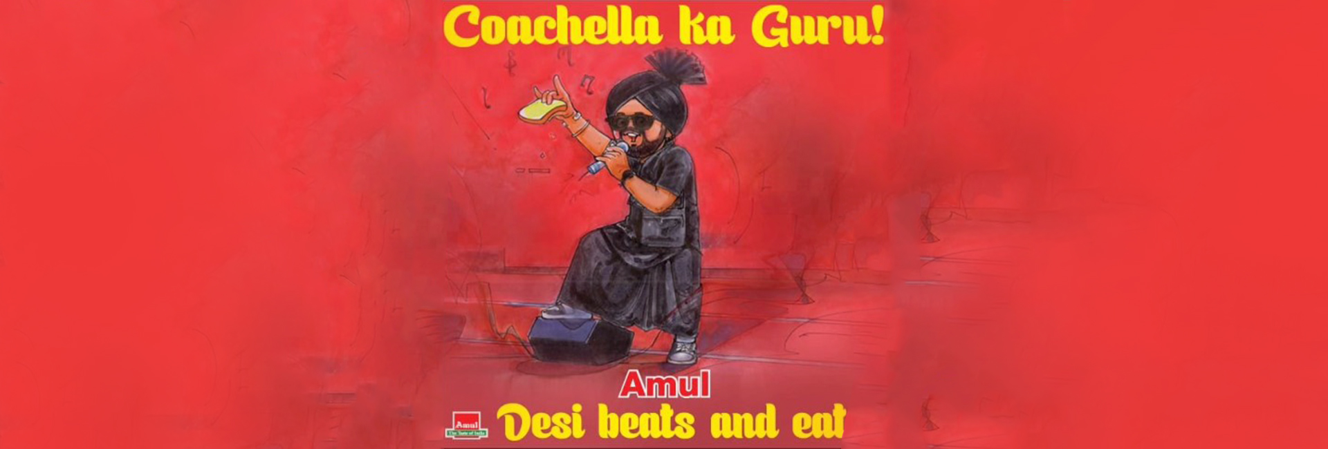 Diljit Dosanjh's power performance has earned him the honour of an Amul ad