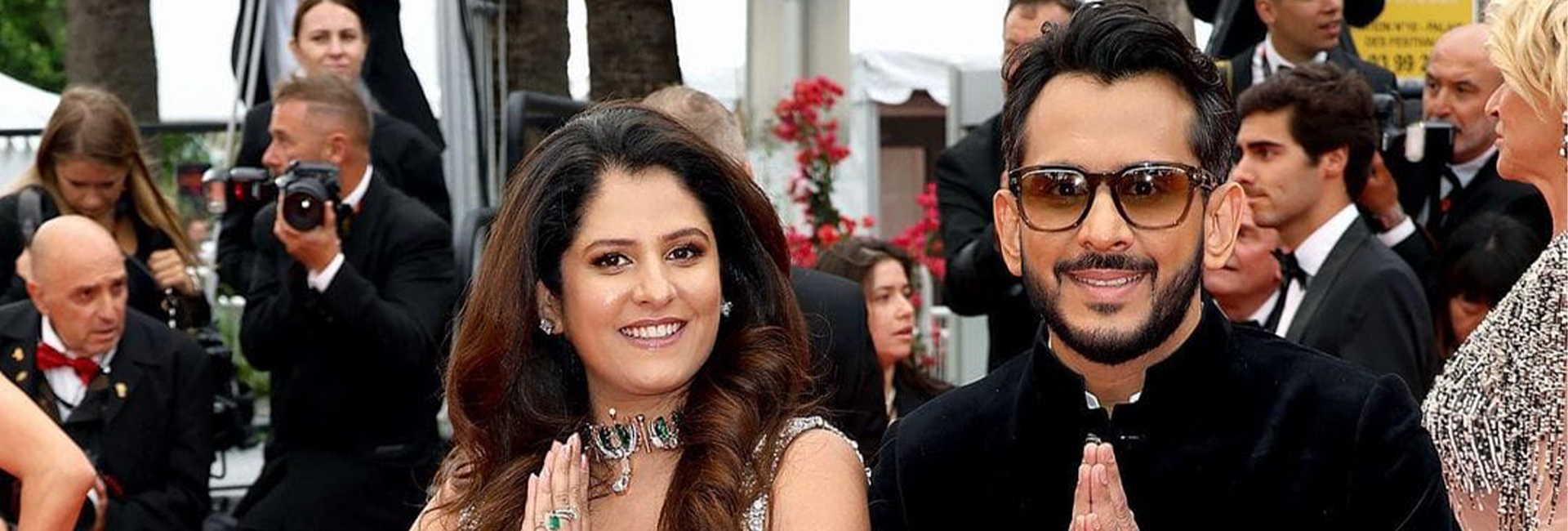 Boat founder Aman Gupta walked the red carpet at Cannes 2023 with his wife. Sharing the picture, he wrote, "Proud to be the first entrepreneur from India to walk the red carpet at the Cannes Film Festival. Sometimes you dream and they come true. Sometimes you don’t even know what God has in store for you. I didn’t dream about this one. But now that I'm living it the feeling is surreal."