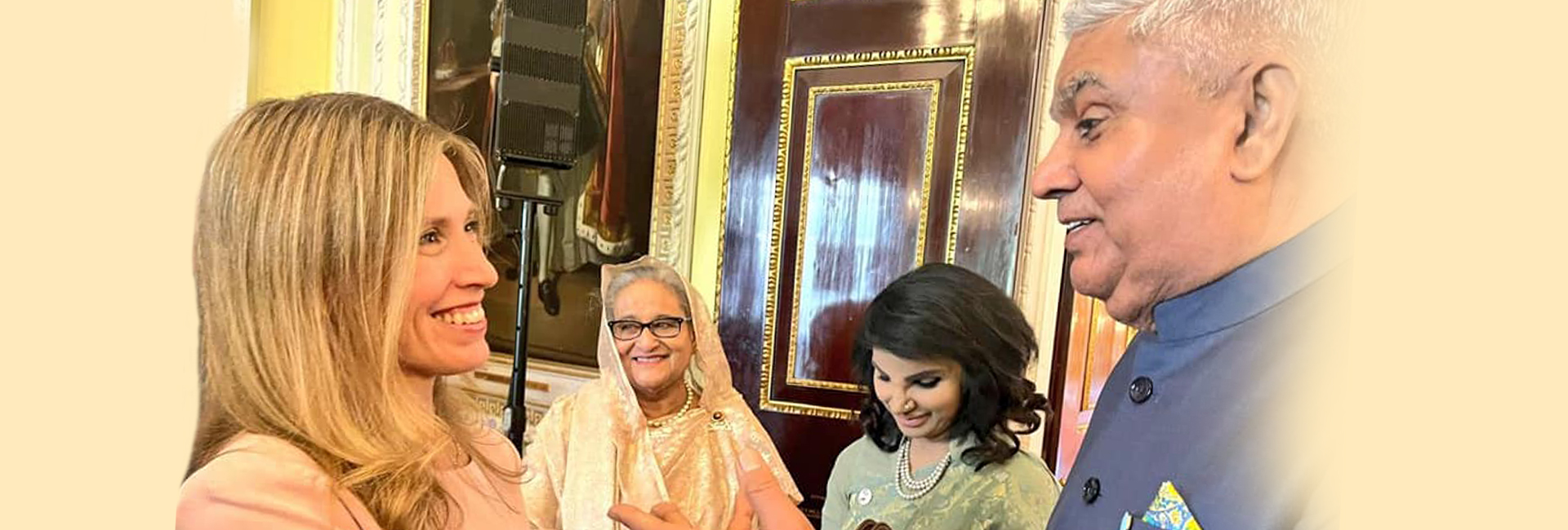 Vice President Jagdeep Dhankhar joined leaders of the Commonwealth countries at a special event hosted by King Charles III at the Marlborough House, London