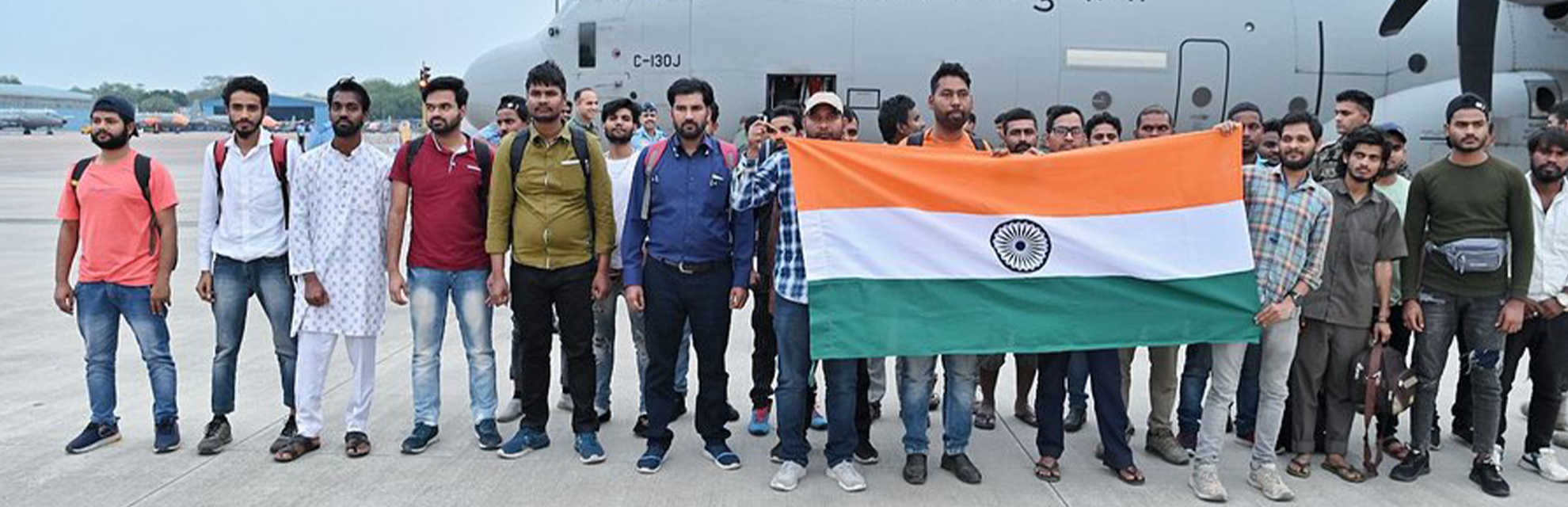 "A C-130J Indian Airforce flight has landed in New Delhi with 40 passengers. With this flight, around 2300 people have reached India," tweeted Dr S JaiShankar.