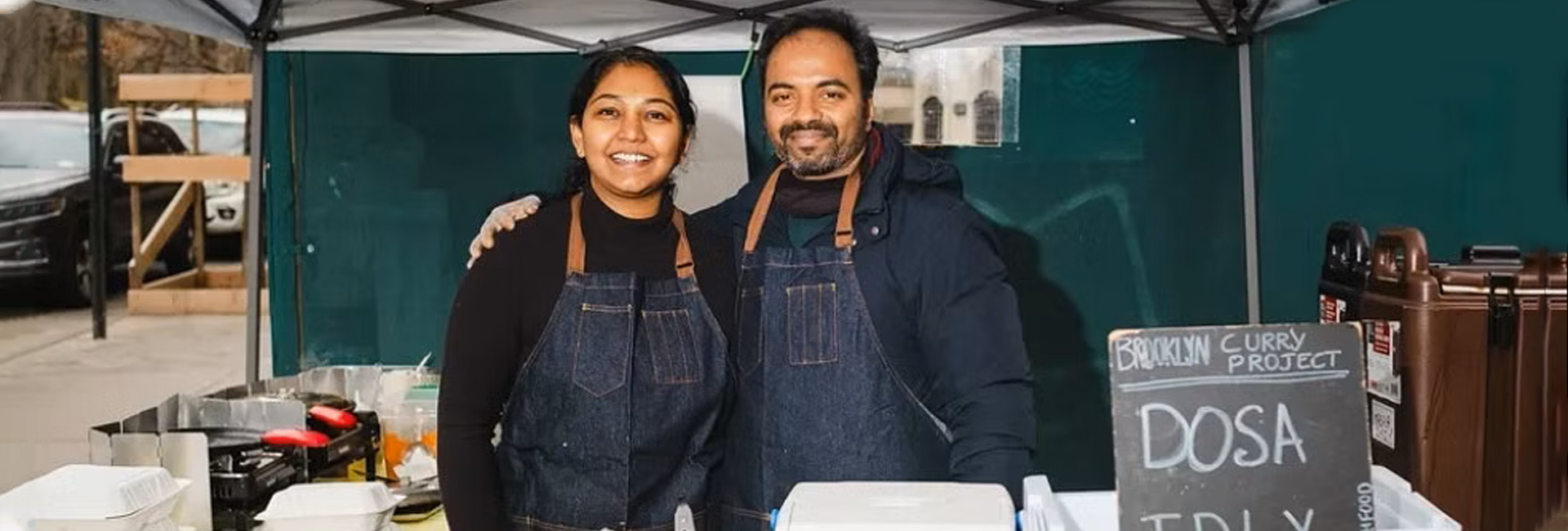 The best dosas in New York: Brooklyn Curry Project! Delicious South Indian Food!