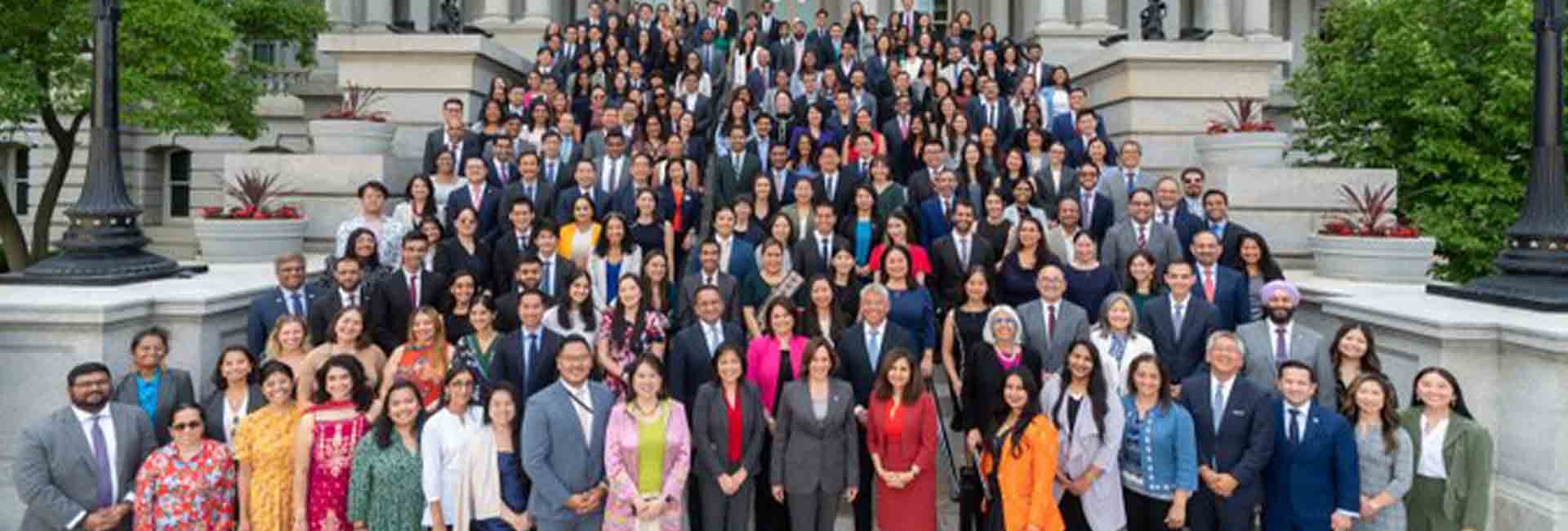 USA Vice President Kamala Harris commemorated several high-achieving Asian American women at the White House.