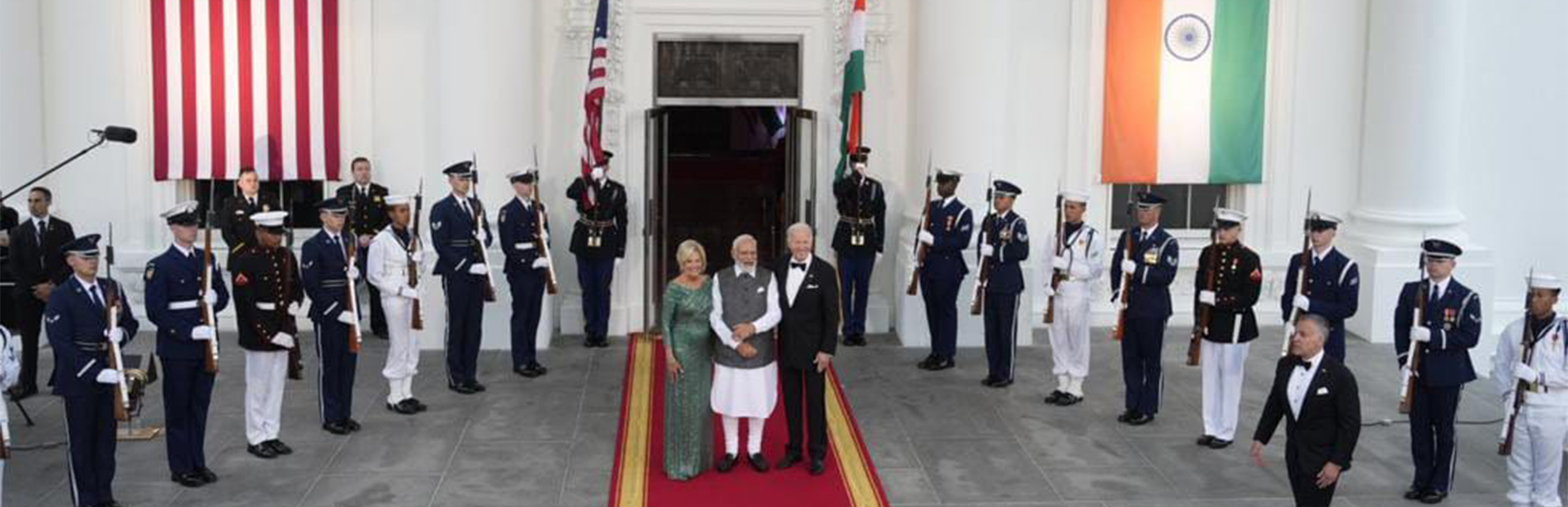 PM Modi at the White House for a state dinner hosted by Biden and First Lady