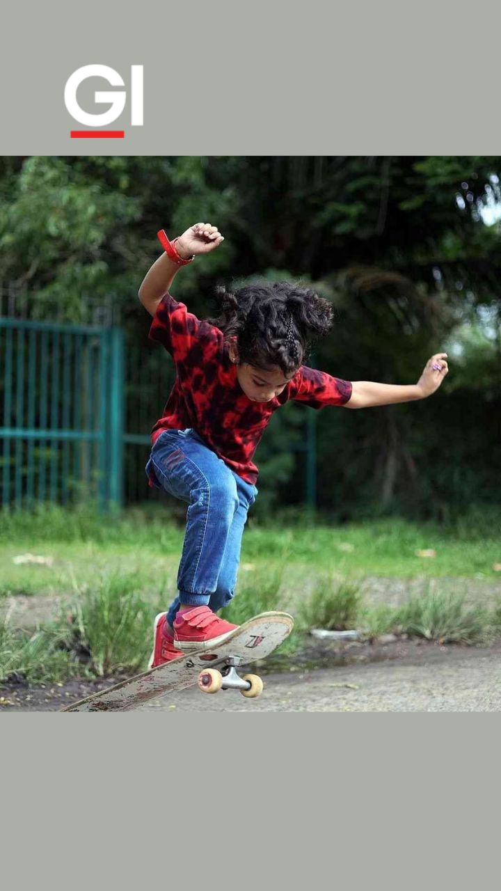 Skater girl : Rencontrez Janaki Anand, la plus jeune skateuse indienne -  The Global Indian