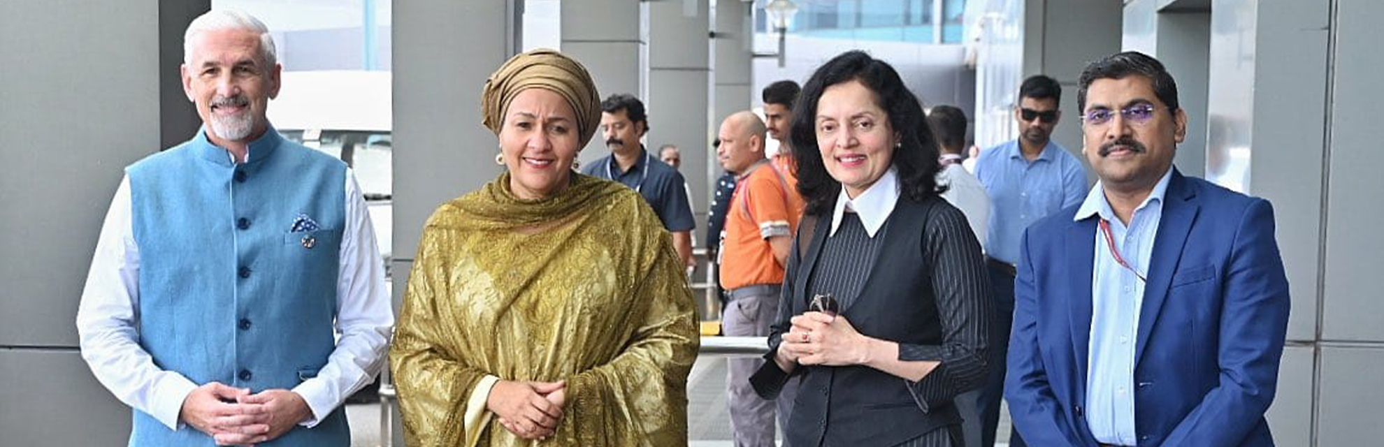 UN’s deputy secretary general Amina J Mohammed visits India