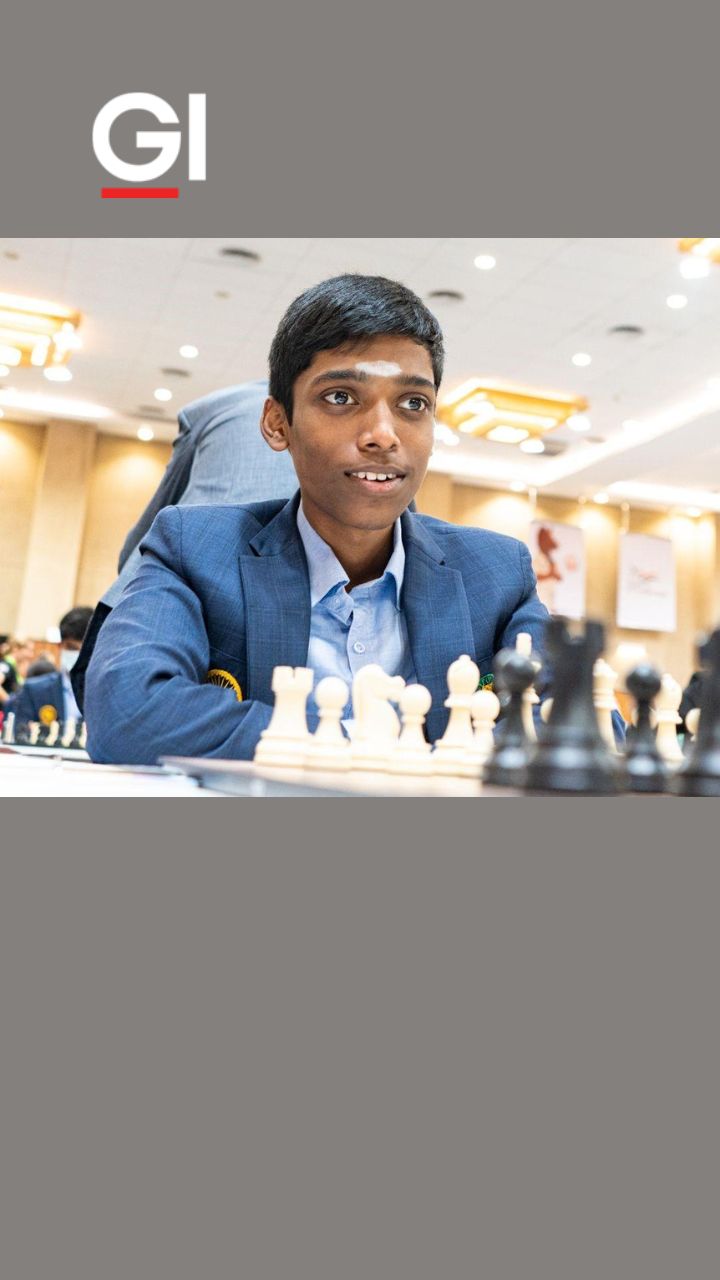 Praggnanandhaa defeated world no. 3, Fabiano Caruana in the tie-breaker  round of the FIDE World Cup chess showdown. - The Global Indian
