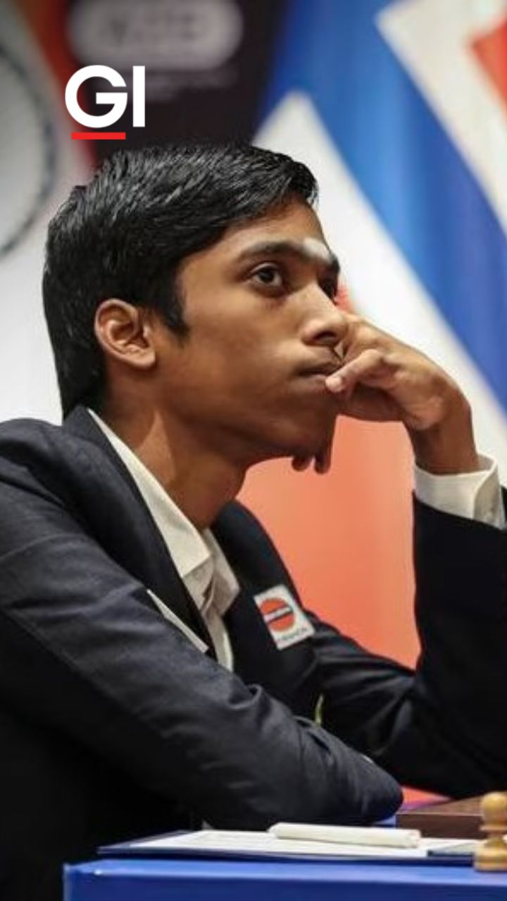 Enquanto Praggnanandhaa e Magnus Carlsen lutavam pelo primeiro