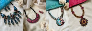Terracotta jewellery by Smrithi S