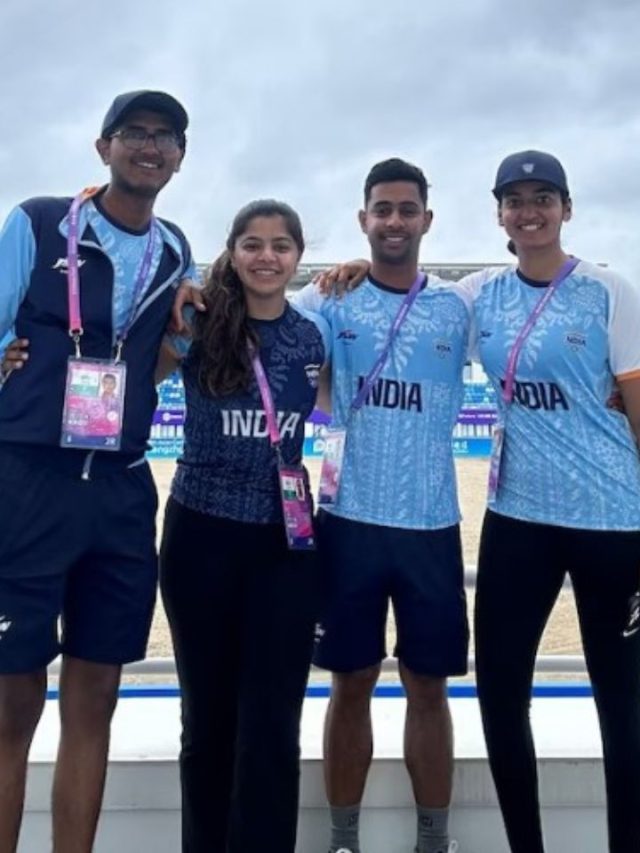Indian dressage team creates history by winning the first equestrian gold since 1982.