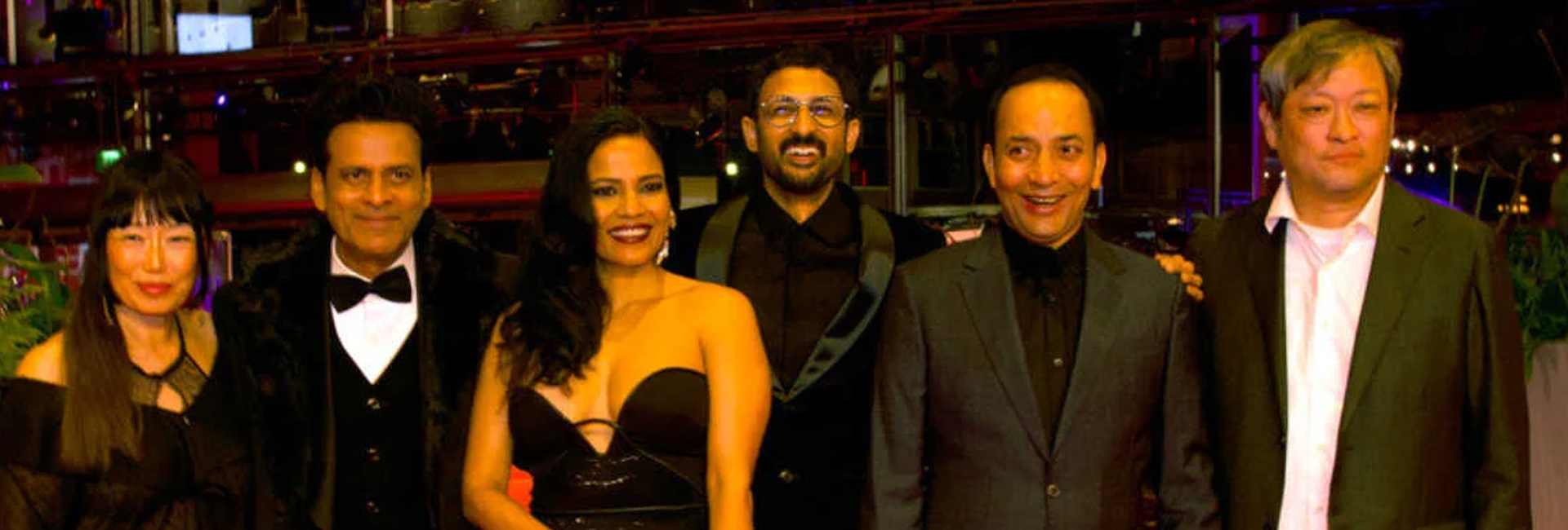 Actor Manoj Bajpyee and other members of film fraternity at  Berlin International Film Festival