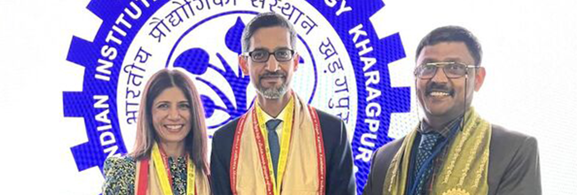 IIT-Kharagpur’s tribute: Sundar Pichai receives honorary doctorate, his wife Anjali Pichai earns distinguished alumnus award
