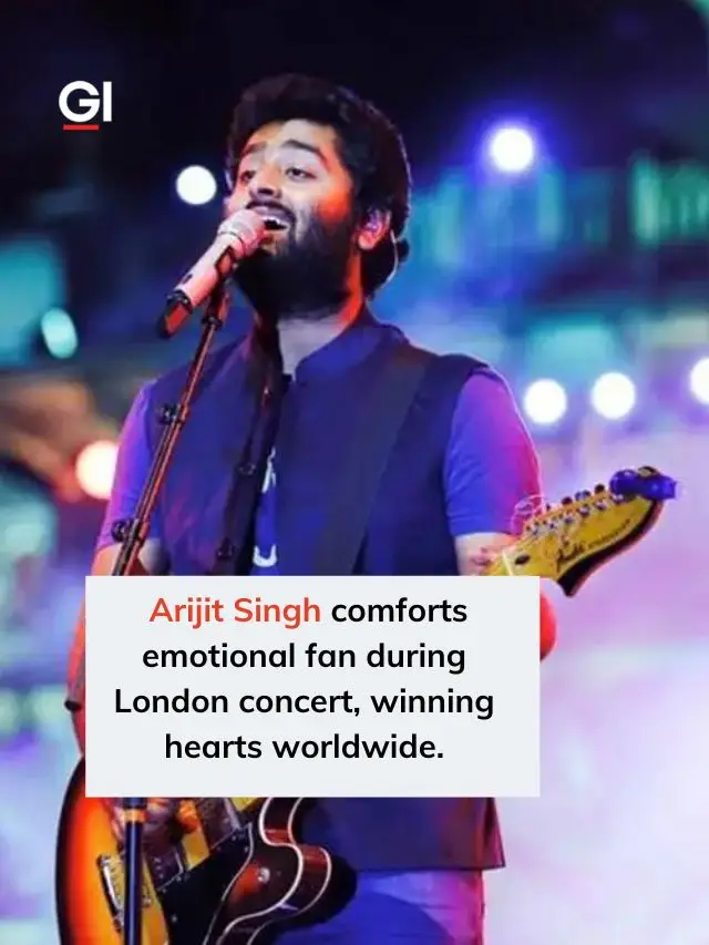 Arijit Singh Comforts Emotional Fan During London Concert