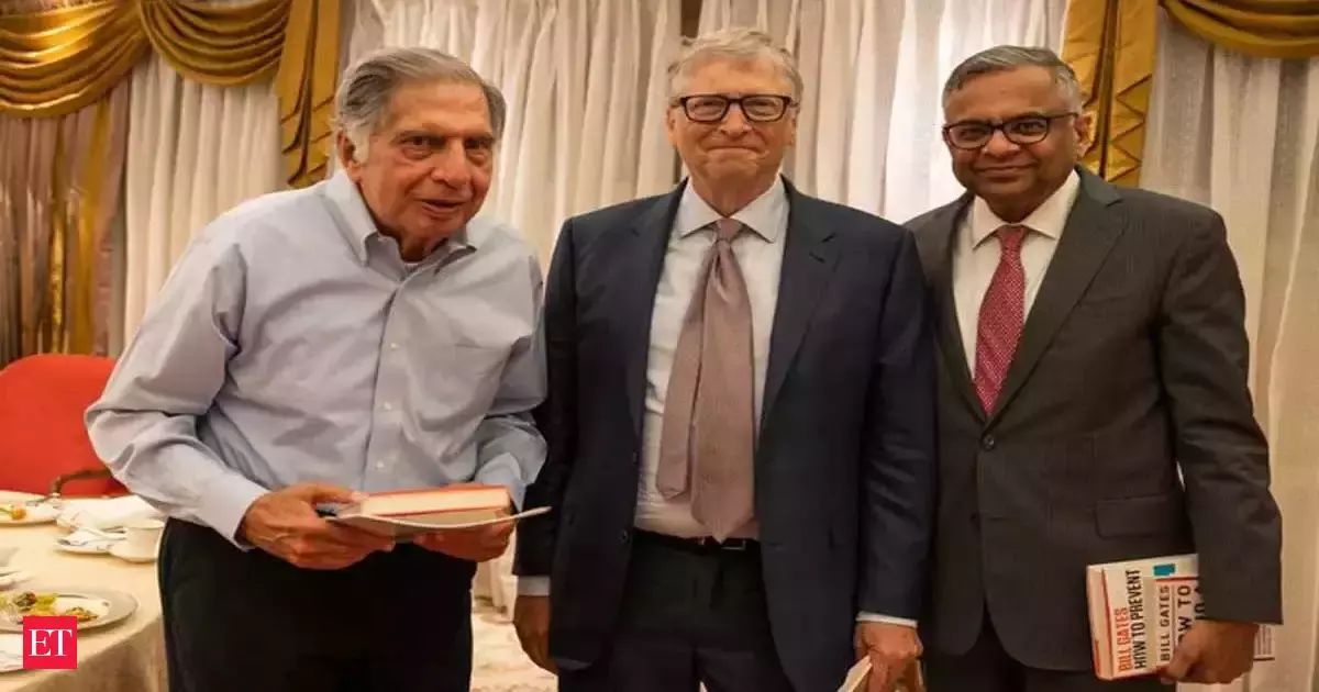 In one of his recent visits to India, Bill Gates gifted two of his books to Ratan Tata