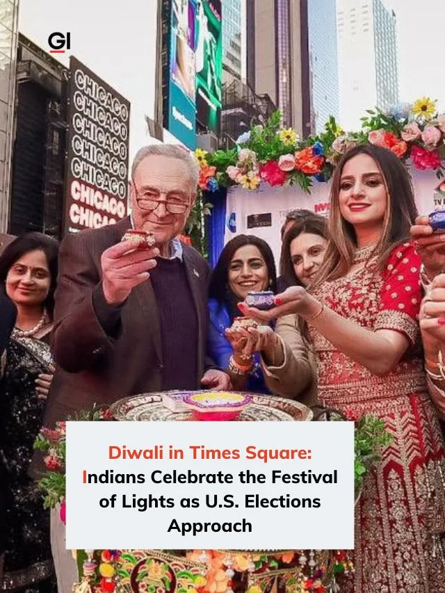 Diwali in Times Square: Indians Celebrate the Festival of Lights as U.S. Elections Approach