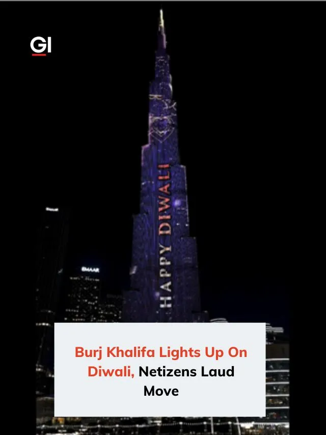 Burj Khalifa Lights Up On Diwali