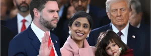 Usha Chilukuri Vance Shines Bright at JD Vance’s Swearing-In Ceremony