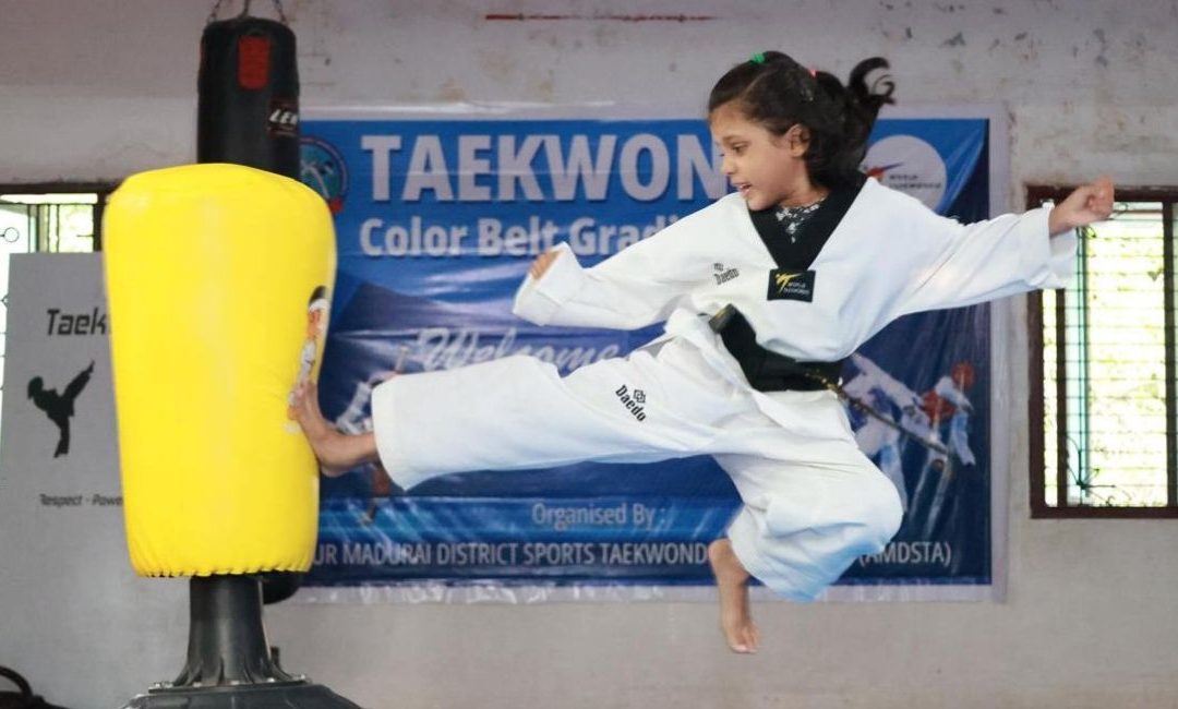 Seven-year-old Samyuktha Narayanan becomes the world’s youngest taekwondo instructor