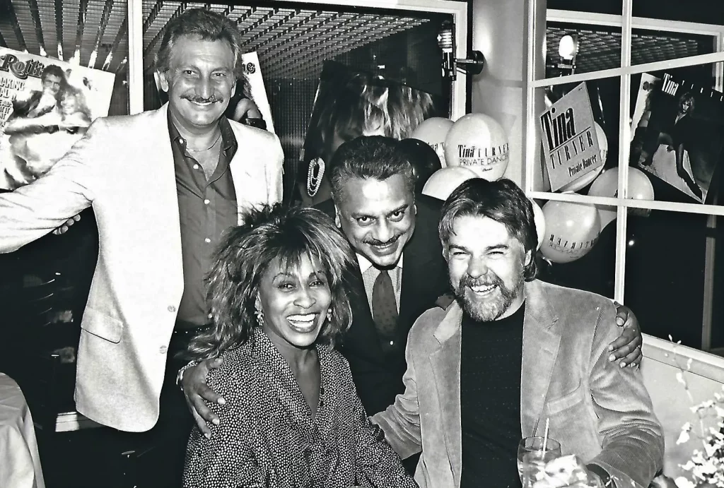 Don Zimmerman, Tina Turner, Bhaskar Menon, and Bob Seger.