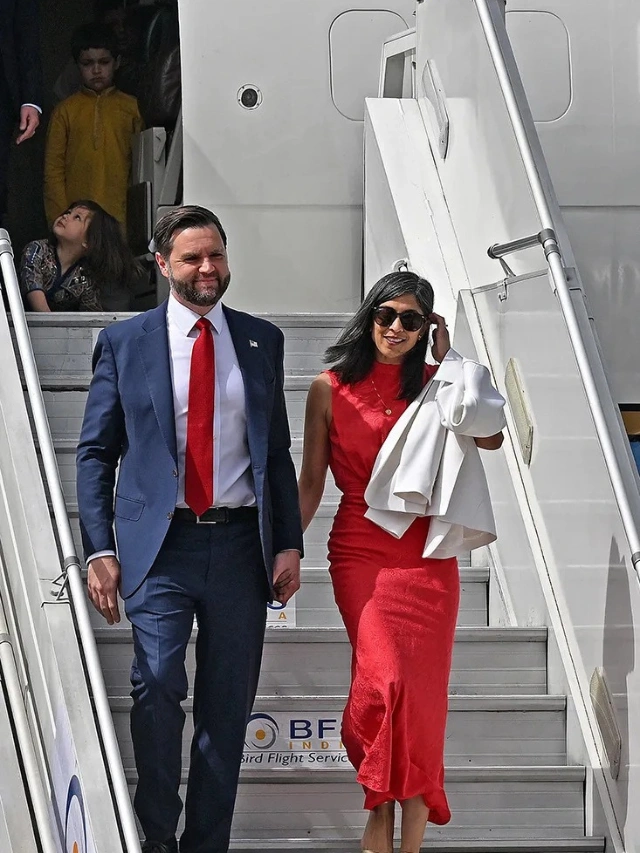 JD & Usha Vance Meet PM Modi in India