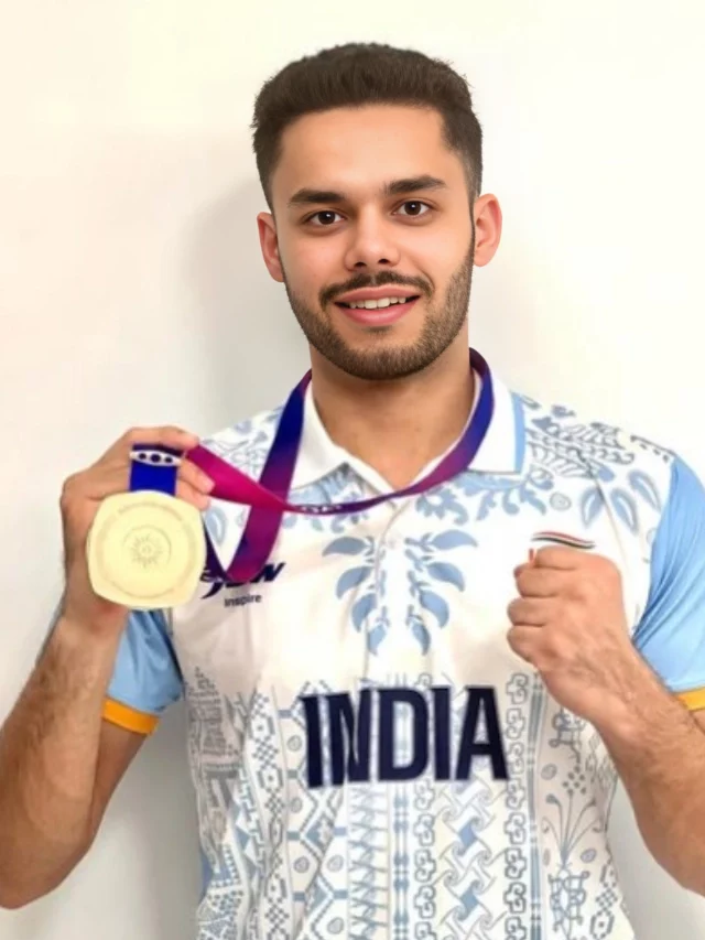 He was 8 when the pistol became his passion. At 22, he gave India its first gold in the 25m Rapid Fire Pistol.