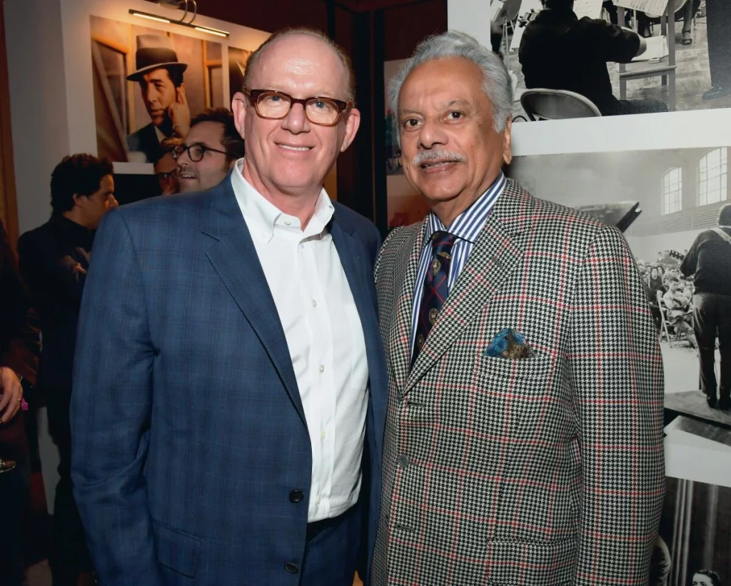 Bhaskar Menon with Steve Barnett