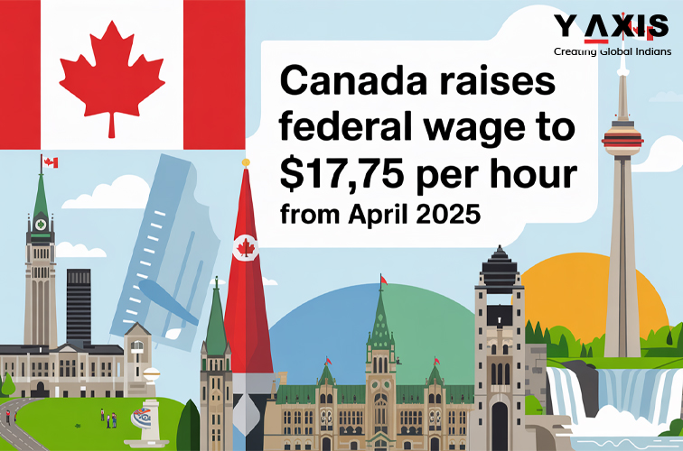 Canadá aumenta el salario federal a 17 CAD por hora a partir de abril de 75