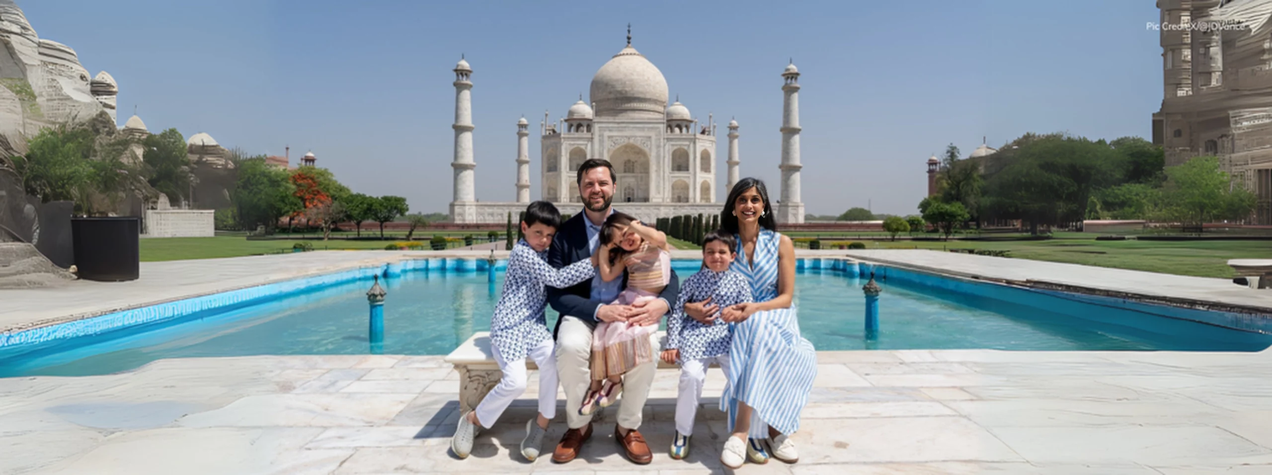 JD Vance and Family Visit the Taj Mahal Marking a Poignant End to Their India Tour