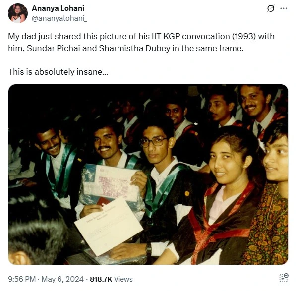 Sharmistha Dubey and Sundatr Pichai