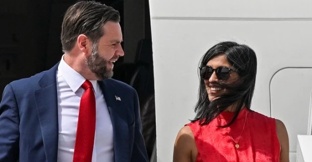 Usha and JD Vance