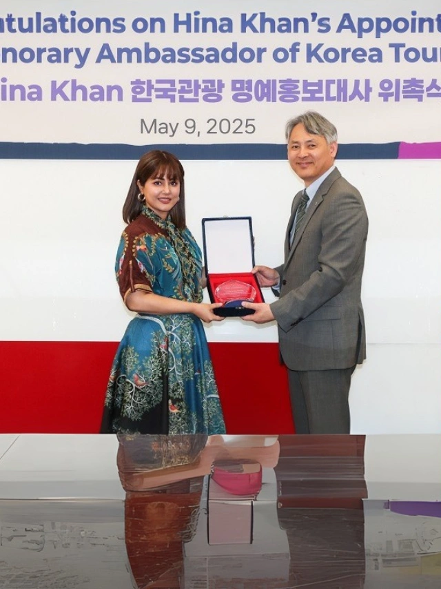 De Akshara a Embaixadora — Hina Khan é agora Embaixadora do Turismo Coreano na Índia.